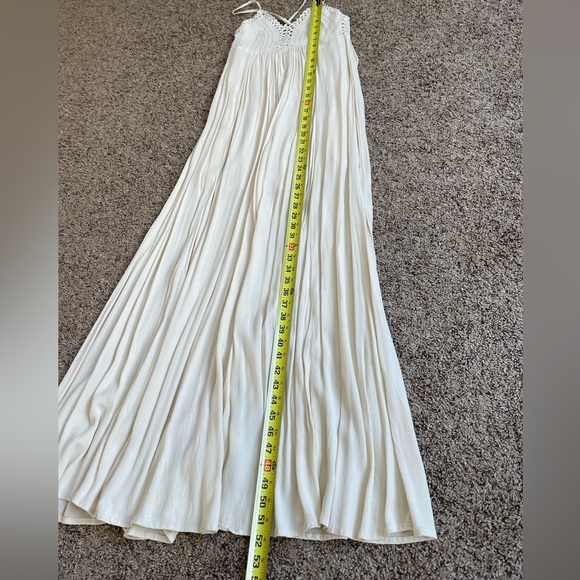 Lulu’s Hippie Chic Cream Maxi Dress - Picture 9 of 11